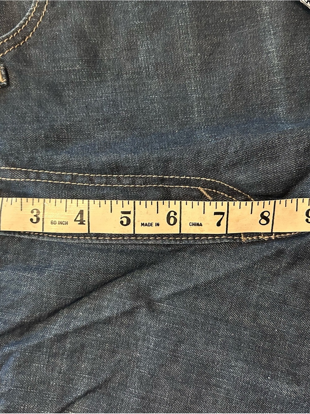 New W/O Tags Levi’s 514 Boot Cut Jeans Men's 36x30 Blue Dark Wash Denim - Picture 6 of 6